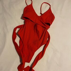 Aerie Bold Red Swimwear